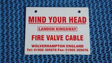 Picture of 10012101 MIND YOUR HEAD WARNING NOTICE
