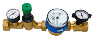 Picture of ESS-1545-0812 1/2" WATER METER 80MM DIAL FOR TENANT VALVE
