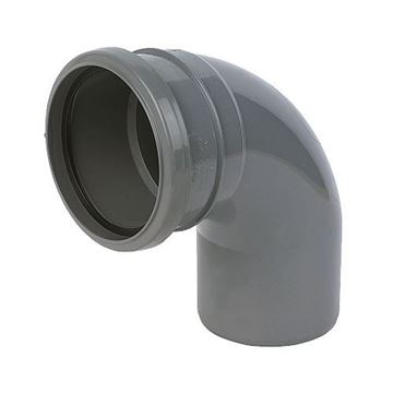 Picture of SOIL S/SOCKET BEND 92.5 DEG 110MM GREY SP161