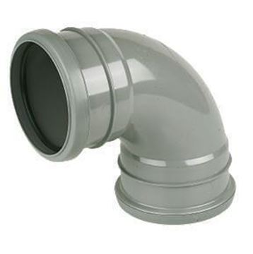 Picture of SOIL D/SOCKET 90 DEG BEND 110MM GREY SP561G