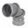 Picture of SOIL ADJUSTABLE BEND 110MM GREY SP560G