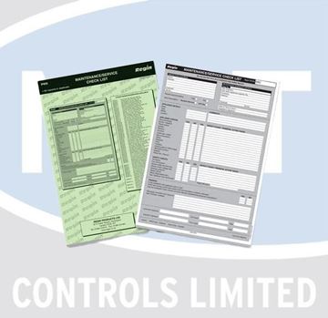 Picture of REGP65 MAINTENANCE CHECK LIST PAD