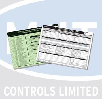 Picture of REGP58 UNVENTED HOT WATER STORAGE COMMISIONING PAD