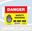 Picture of REGP36 WARNING DANGEROUS DO NOT USE STICKERS/TAG