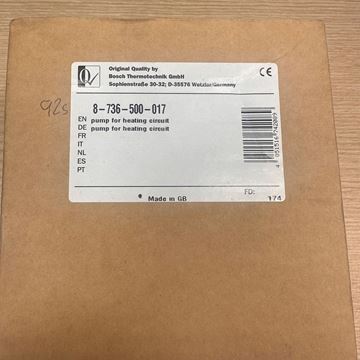 Picture of 8736500017 PUMP HEATING CIRCUIT