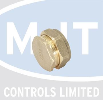 Picture of 22MM COMPRESSION STOPEND - BRASS